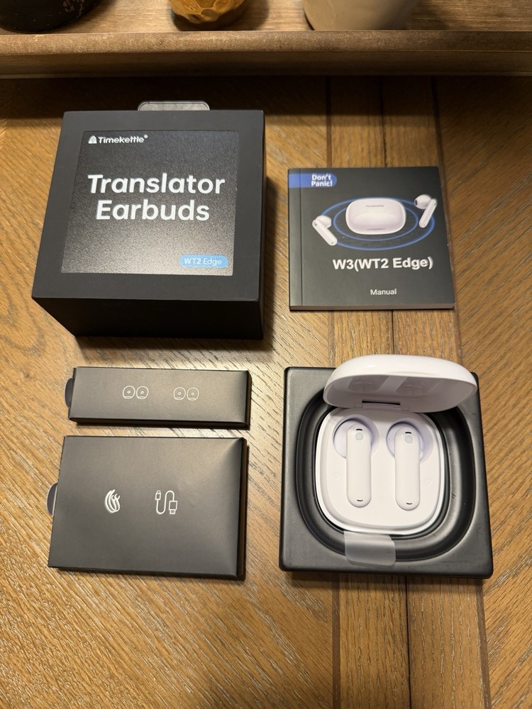 Timekettle WT2 Edge Translator Device-Bidirection Simultaneous Translation
