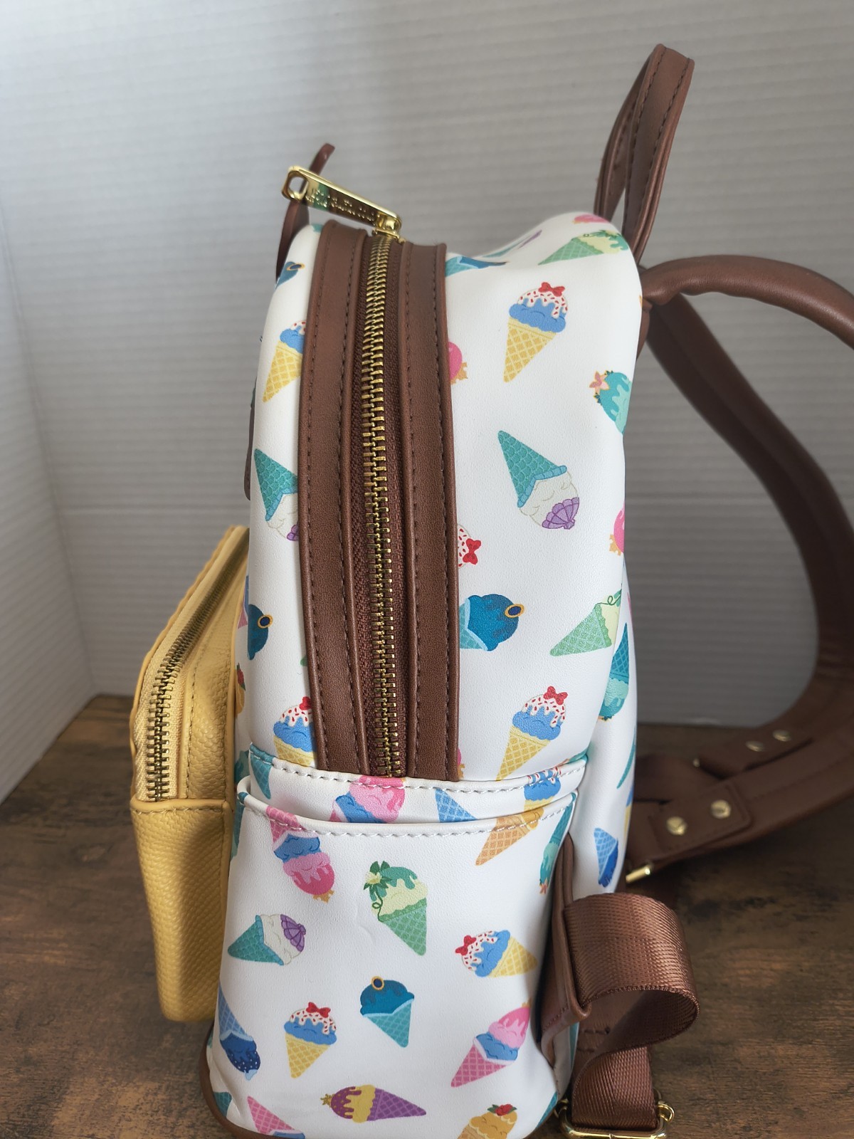 Loungefly Disney Princess Ice Cream Cone Mini Backpack Pre Own