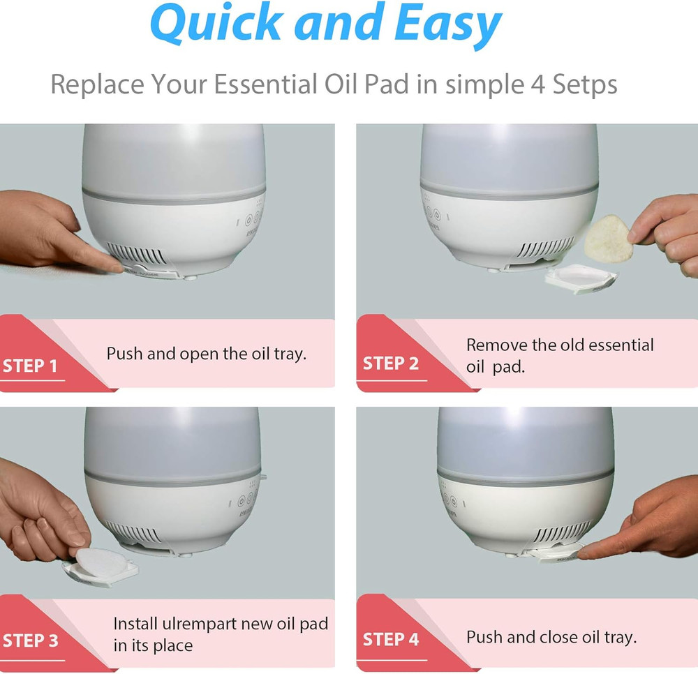 Refill Pad Compatible with Homedics Humidifier Essential Oil Diffuser | Essen...