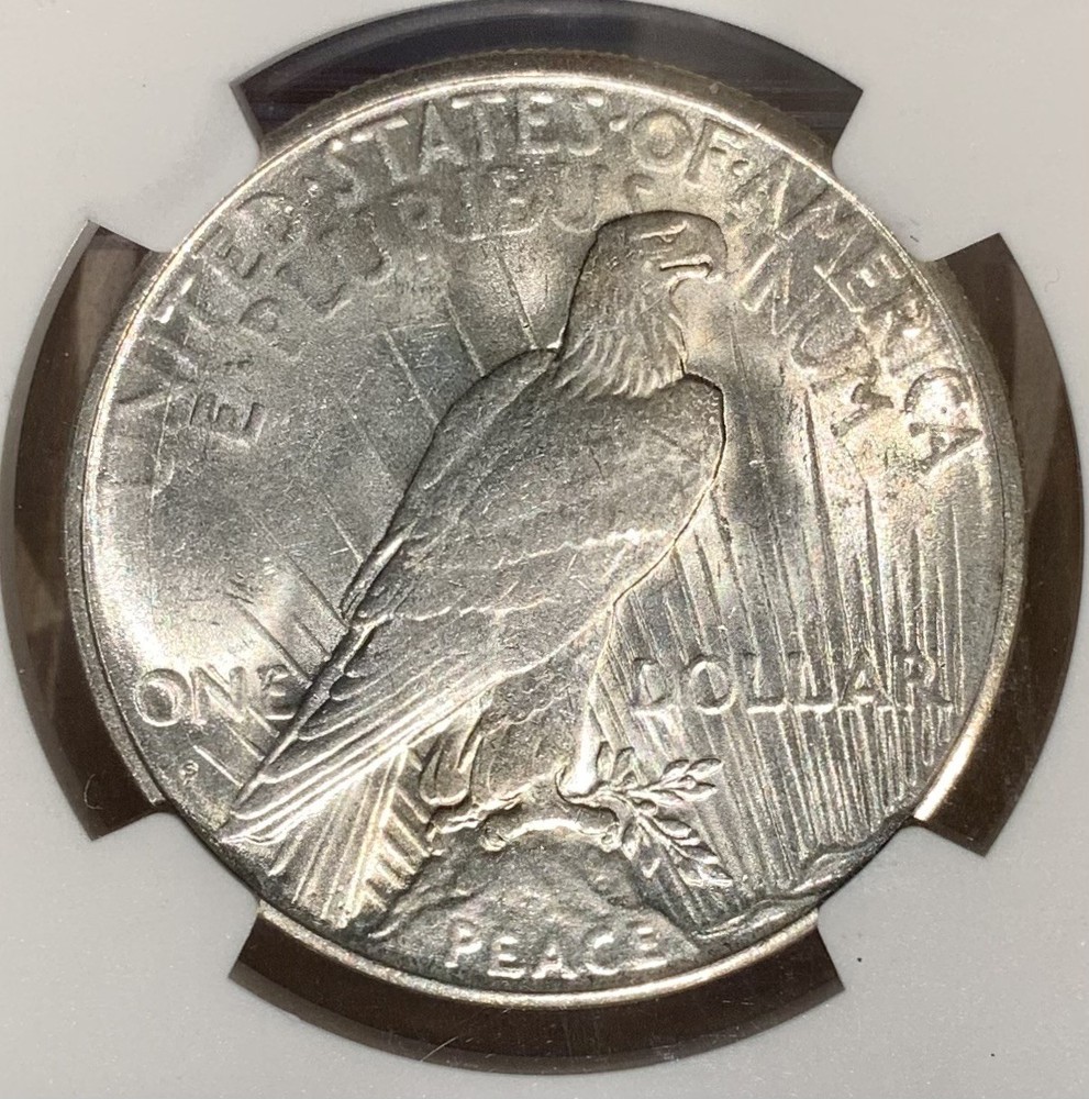 1925-S Peace Dollar NGC AU58 CAC