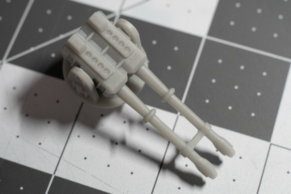 Star Wars Vintage Y Wing Cannon with Base Replacement Part Reproduction