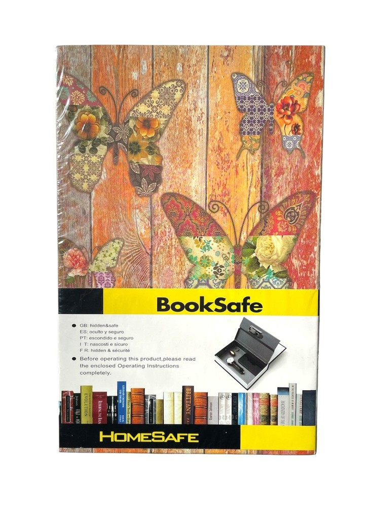 Homesafe Booksafe Secure Your Valuables! Coded Lock! New!