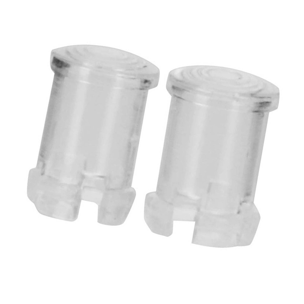 100Pcs Nylon LED Light Emitting Diode Transparent Lamp Light Caps Protective WT