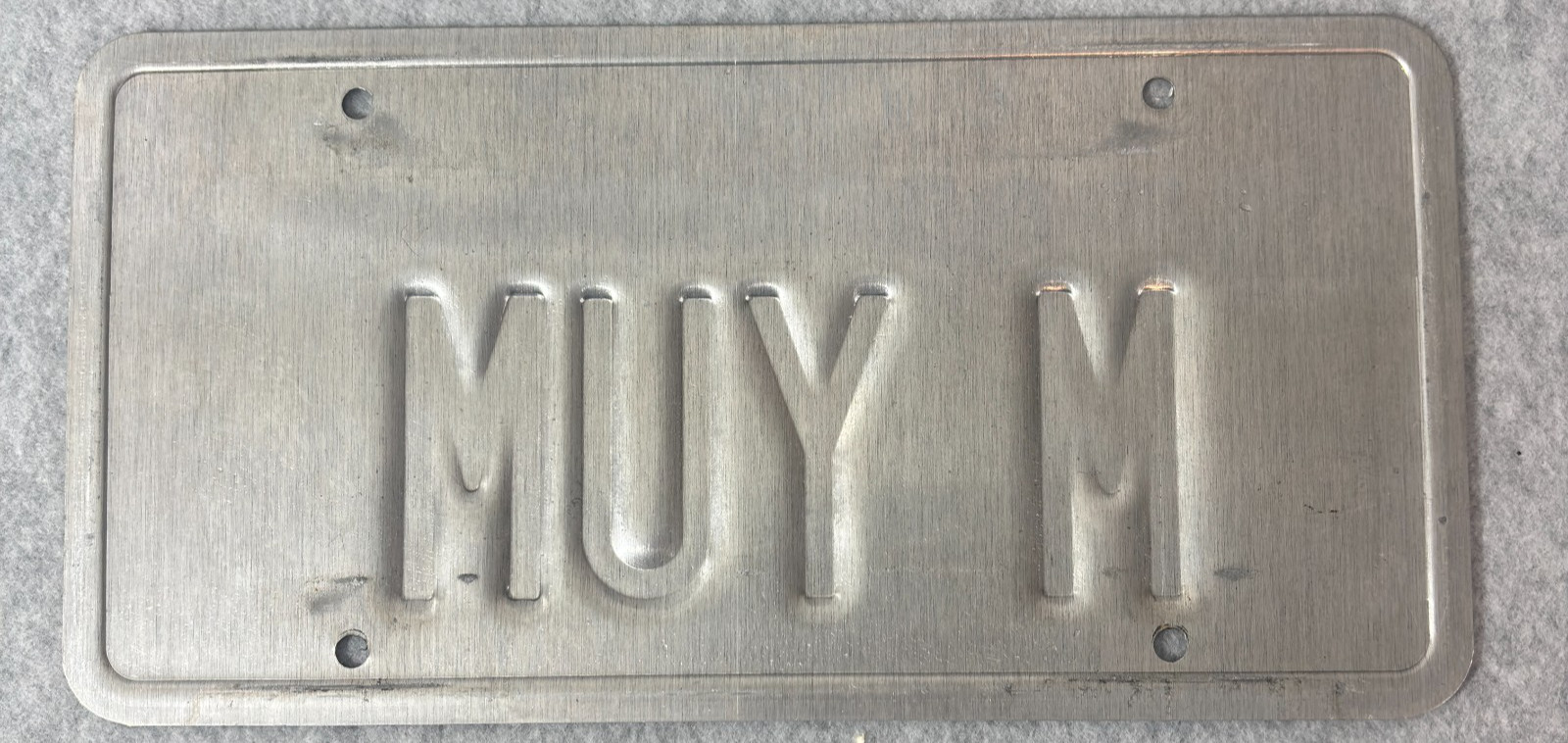 California License Plate Wayne Thiebaud Design M YUM Palm Trees Sunset