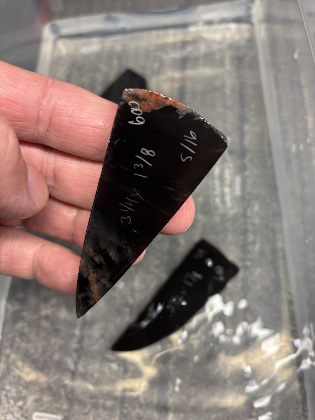 Obsidian Flint Knapping Preform Practice Blank Knife Arrow Head