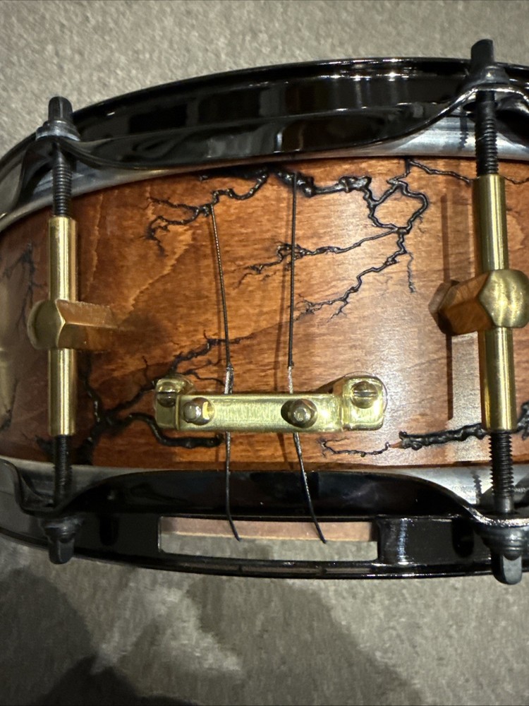 Noble & Cooley 5x14” Maple Solid Shell Limited Fractal Pattern Snare Drum NICE!!