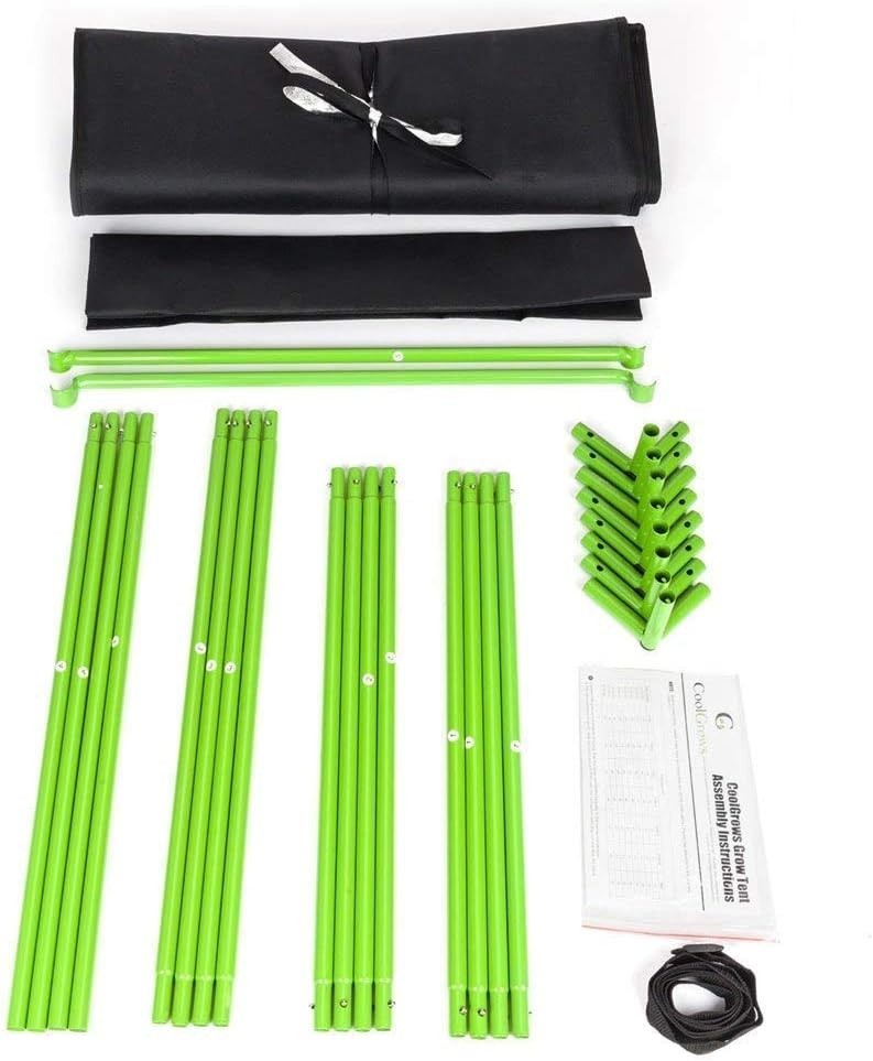 Environmentally Friendly 24'' Hydroponic Grow Tent with 95% Reflective Lining