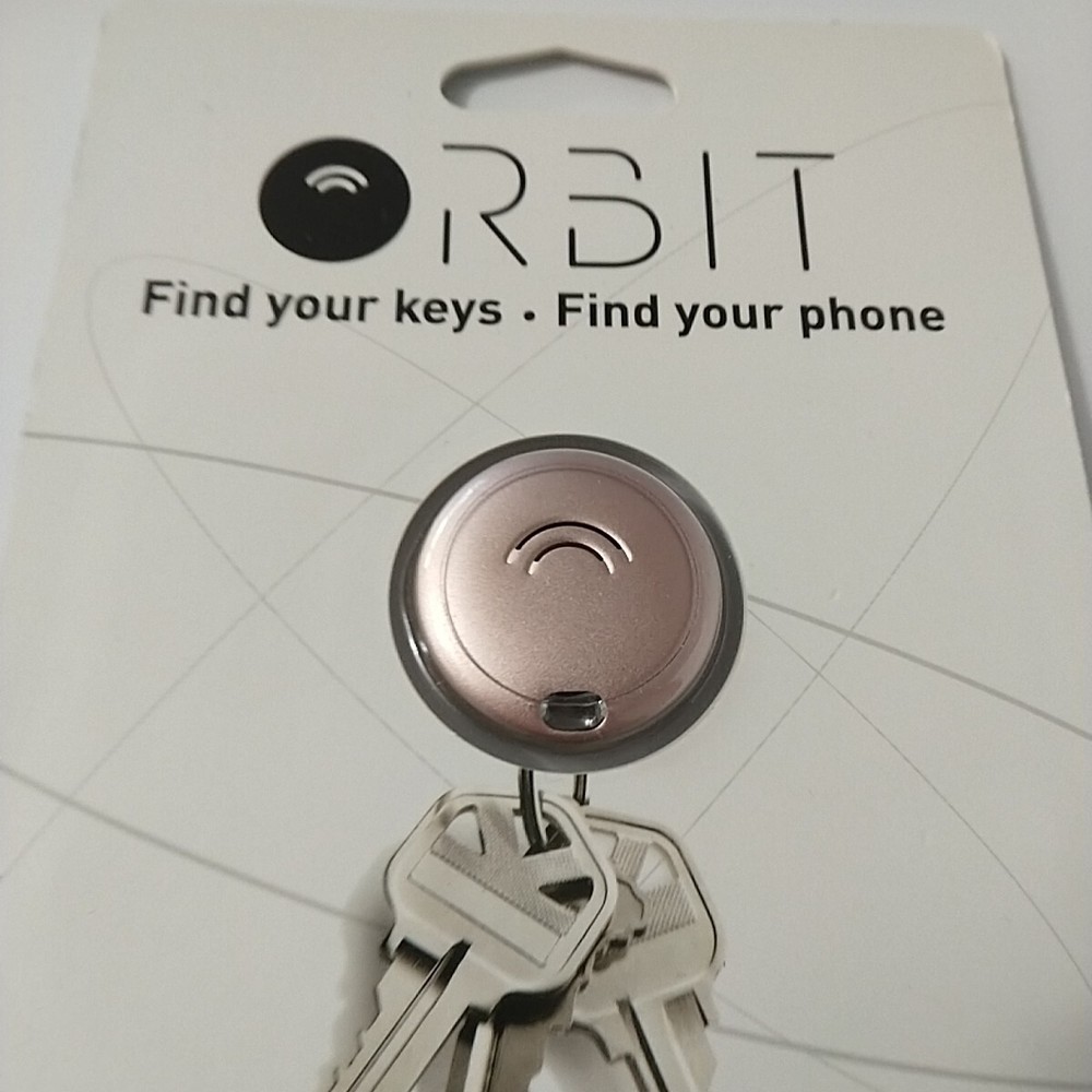 NEW Orbit ORB428 Bluetooth Tracker Key Finder Tracker Sealed Unopened NIP Silver