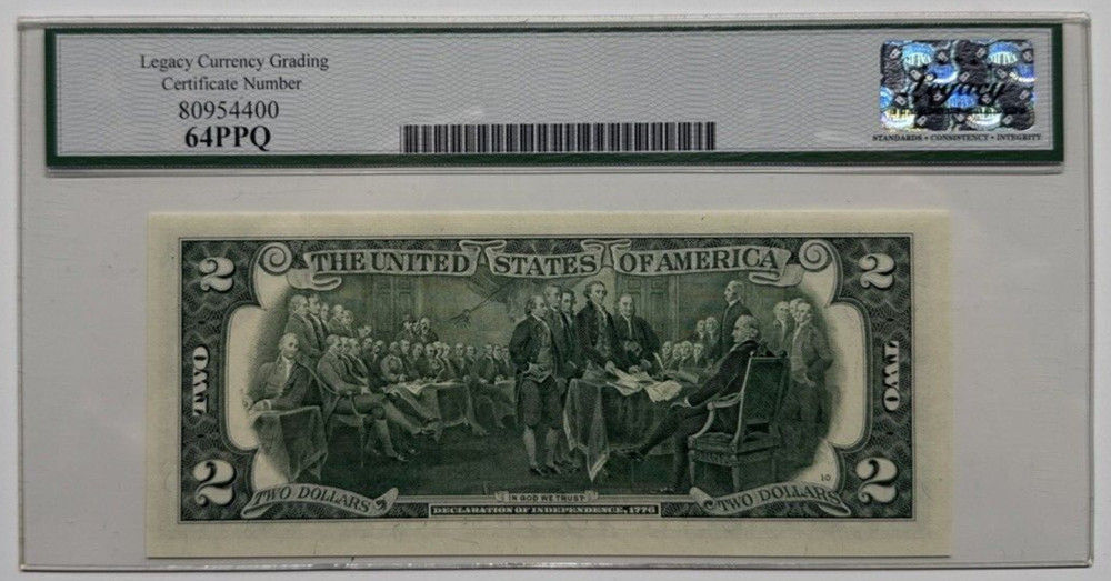 LEGACY64 PPQ 2017 2$ SOLID STAR ERROR 4182*