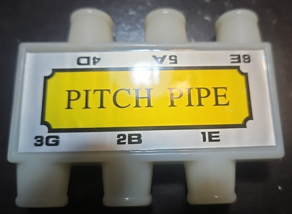 E B G D A E 6 Tones Guitar String Tuning Plastic, Pre-owned Never Used (A1)