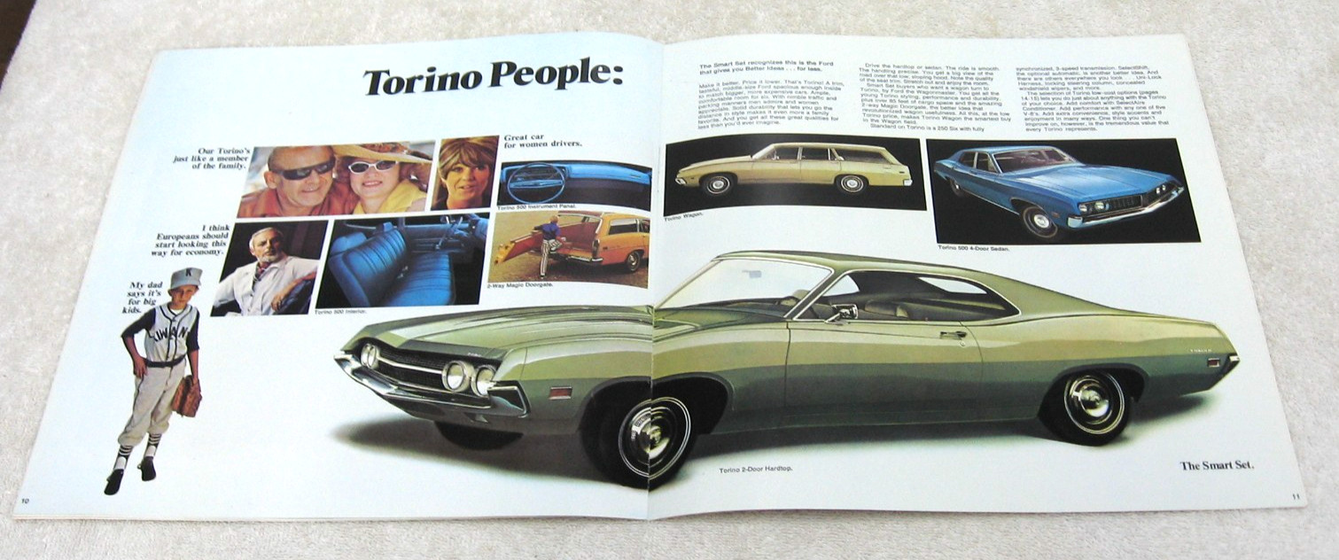 1971 FORD MUSTANG MAVERICK TORINO PINTO BROCHURE 16PG ORIGINAL