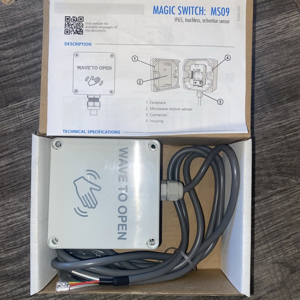 Bea 10MS09TL Wave To Open Touchless Switch