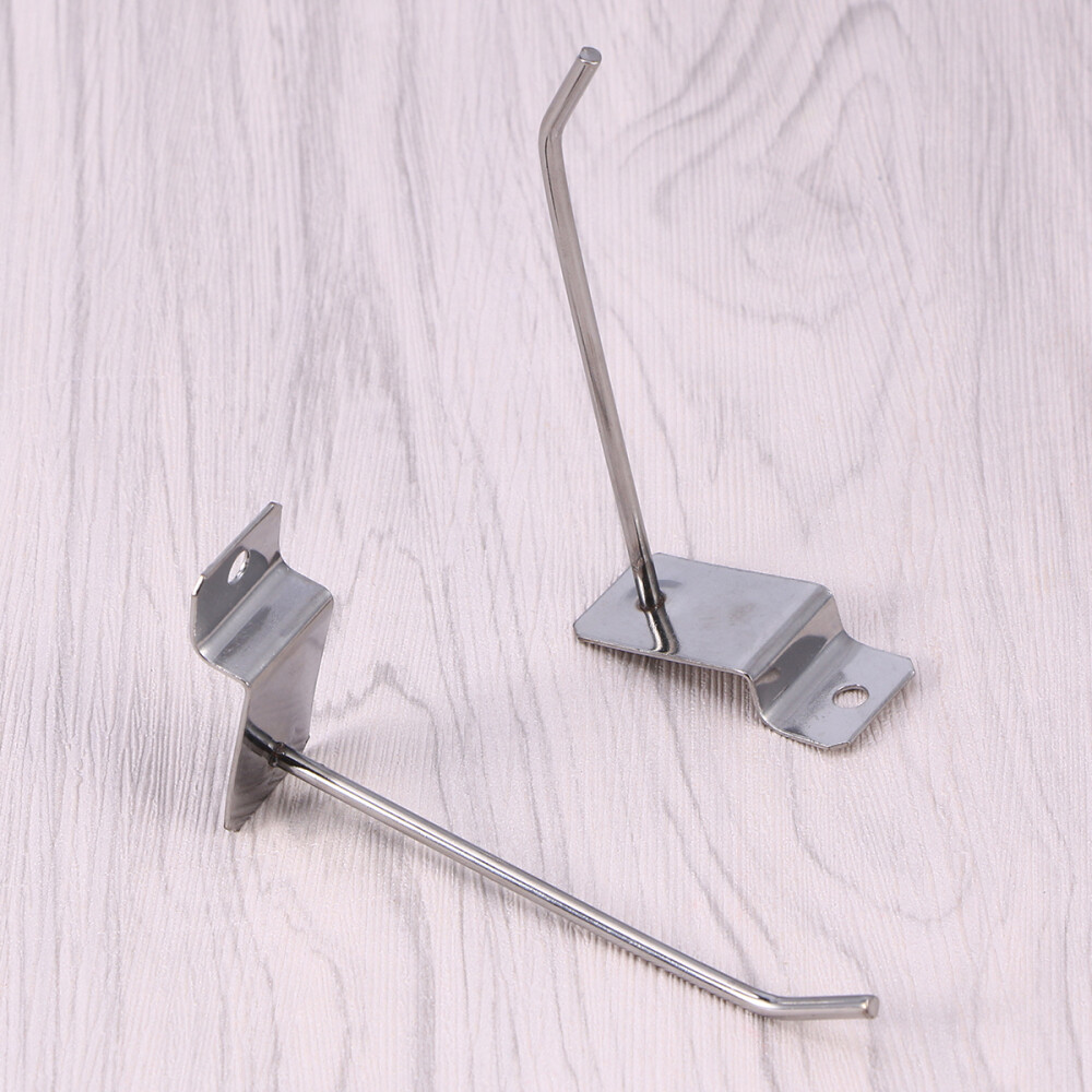 20PCS Slatwall Hooks Store Hook Display Panel Hooks Panel Display Items Products