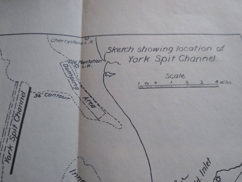 1915 York Split Channel Engineering Army Sketch Map