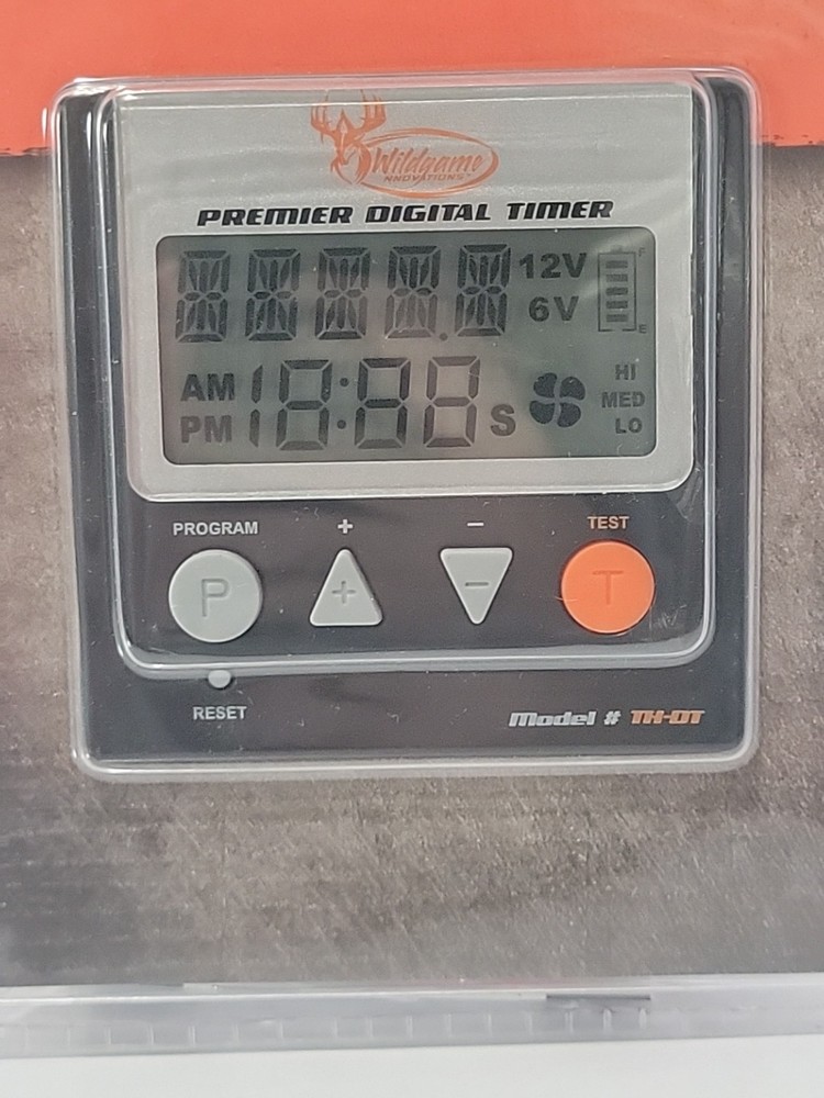 Wildgame Innovations Digital Controller Timer 6V or 12V Battery Operation TH-DT