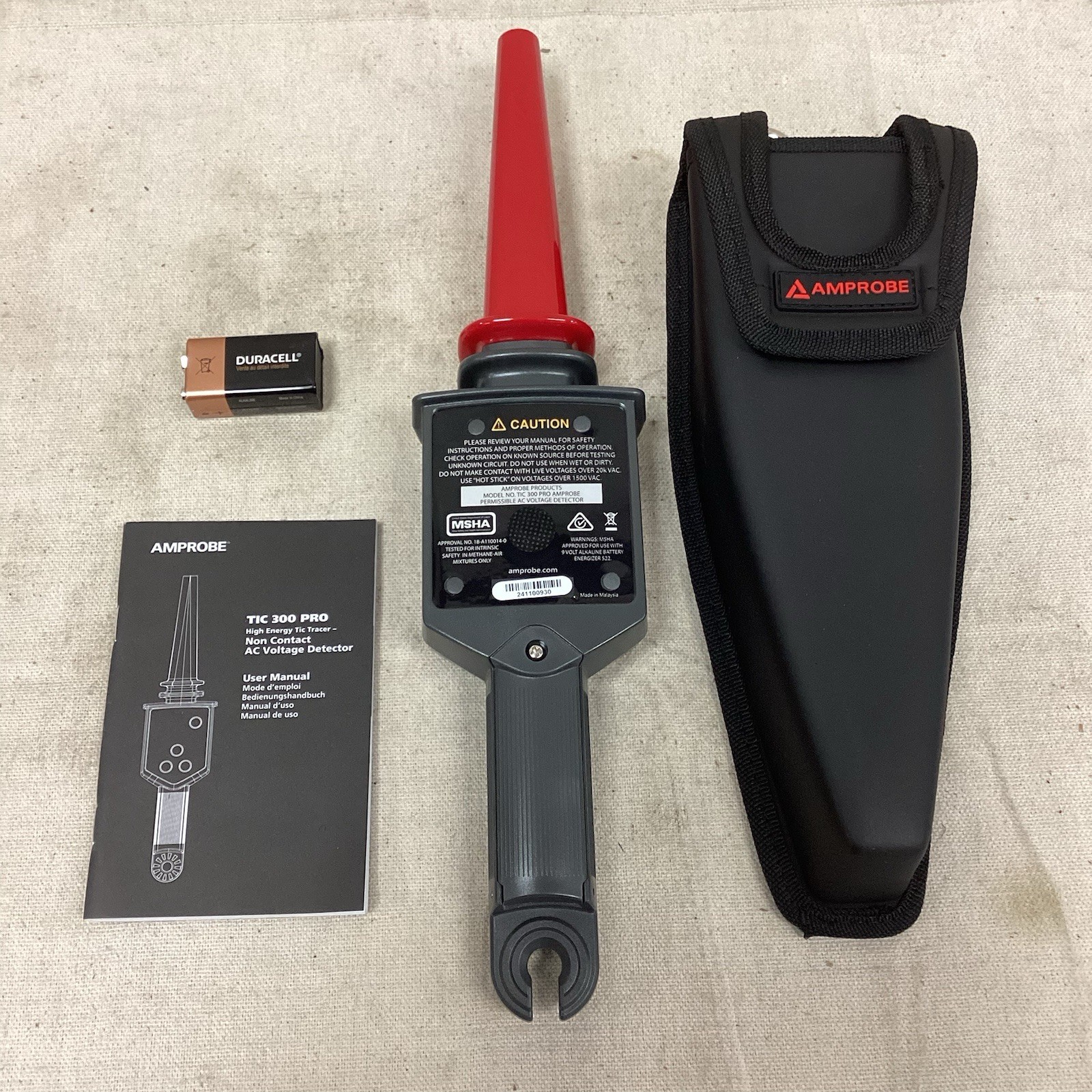 AMPROBE TIC 300 PRO High Voltage Detector 50-60Hz 122kV 125°F