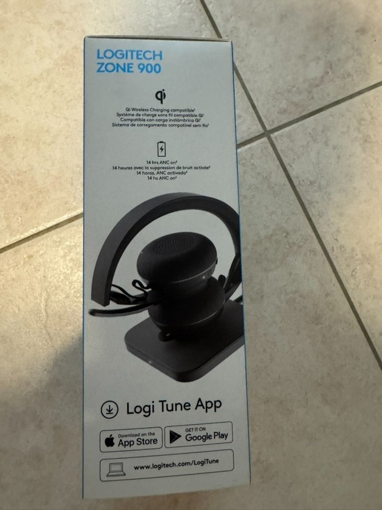 Logitech Zone 900 Wireless Bluetooth Headset Advanced Noise-Canceling Mic