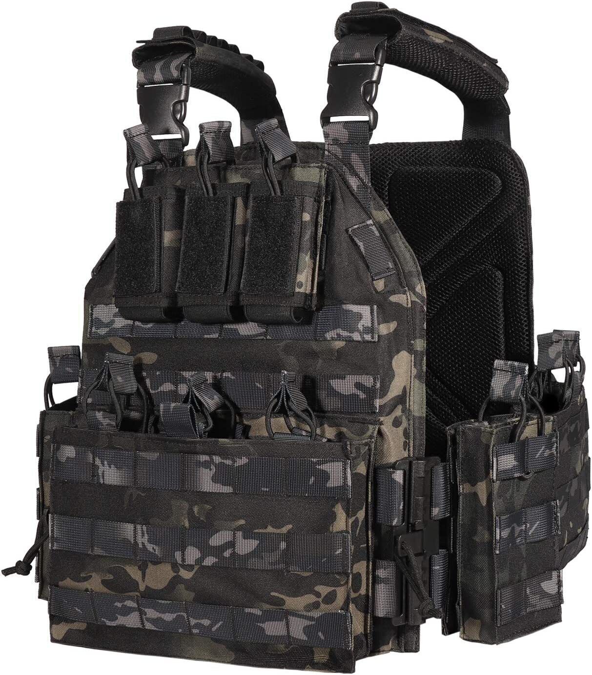 Urban Assault Shadow Ghost Camo Tactical Vest Plate Carrier