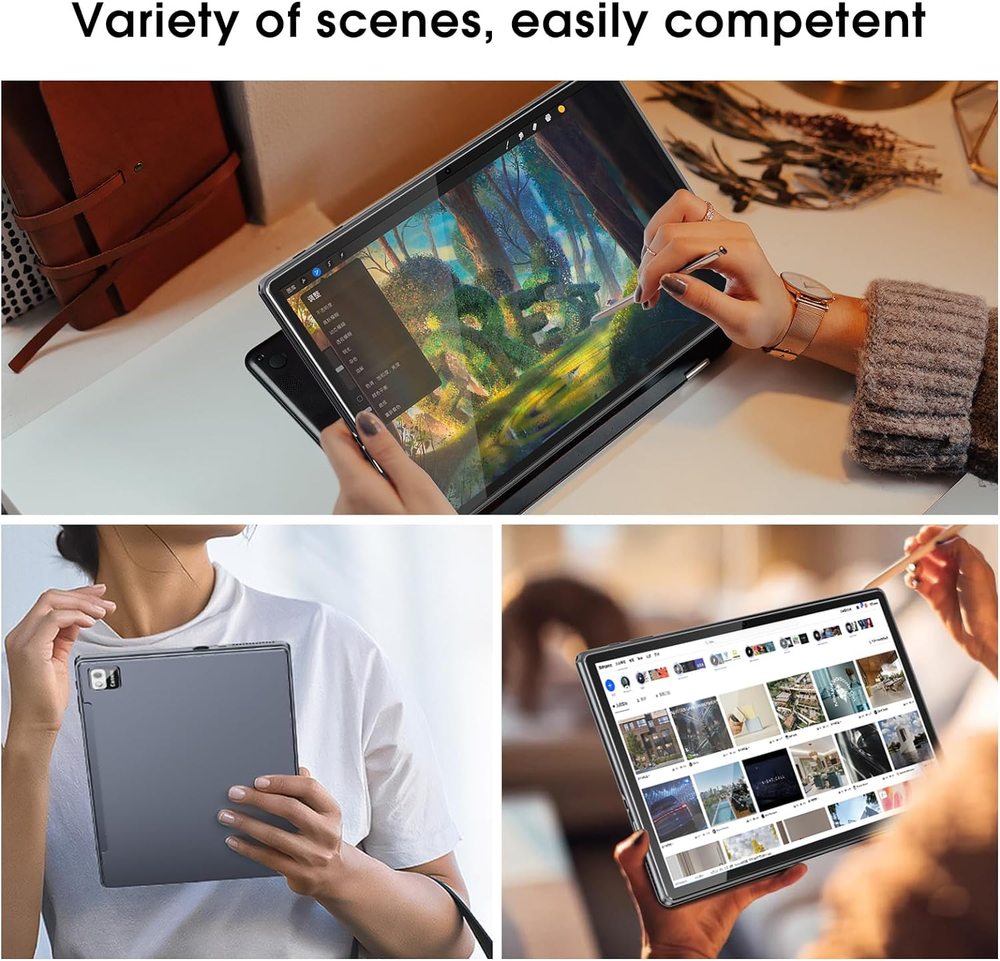 10" Tablet Android 13 Tablets 4+128GB Quad-Core T618 Tablet Dual Camera 6000mah