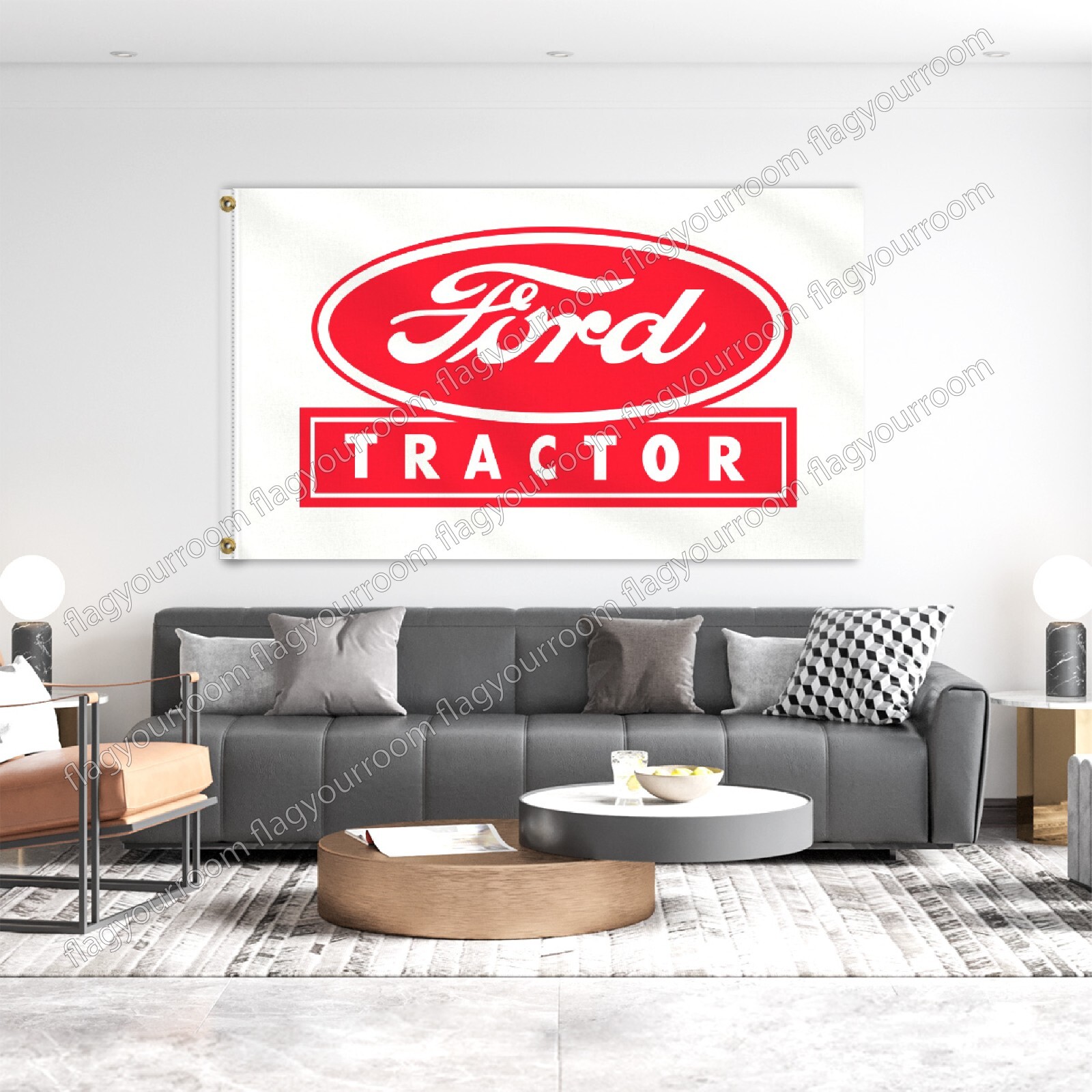 Ford Tractor USA Flag 3x5 FT Banner NEW Tractor Quality Farm Fast FREE Shipping