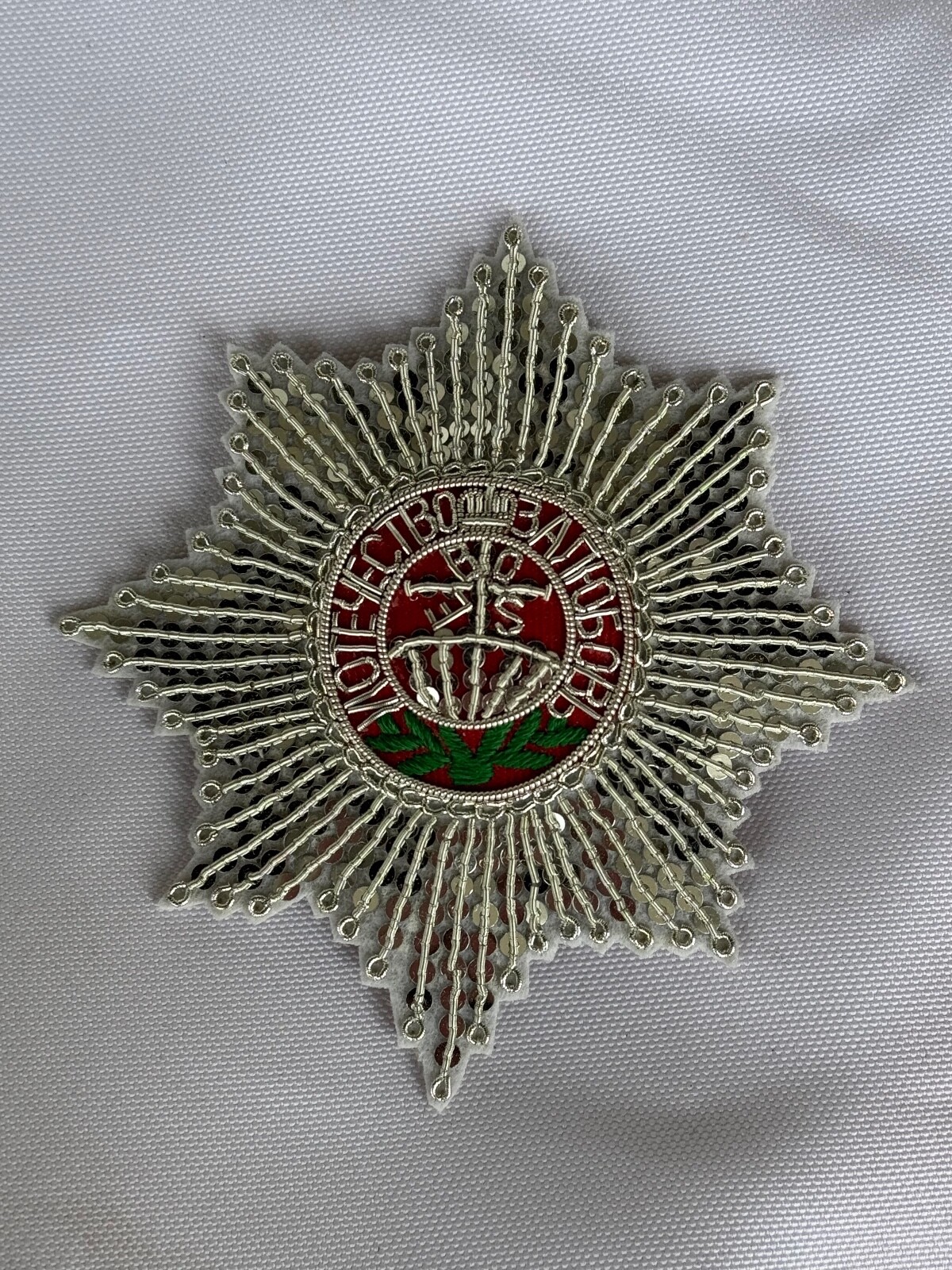 Russian Imperial Order of St.Ekaterina Embroidered star, replica  1720-1800s