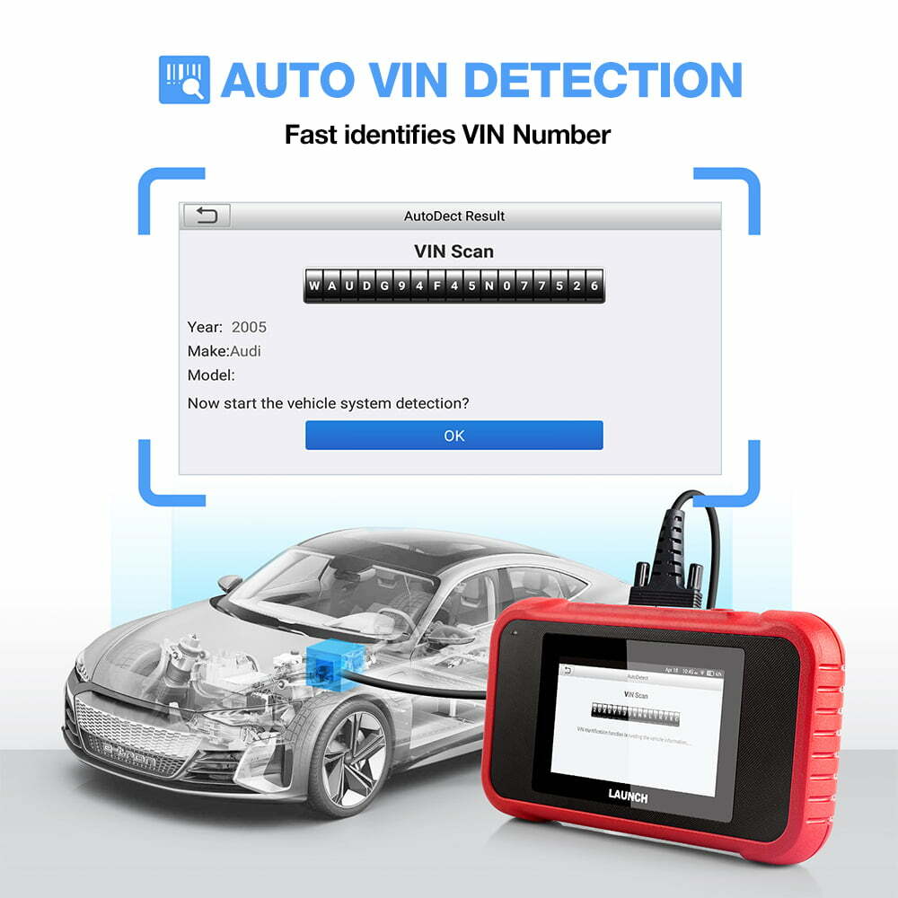 LAUNCH CRP123E OBD2 Diagnostic Tool Scanner Code Reader Check Engine ABS SRS AT