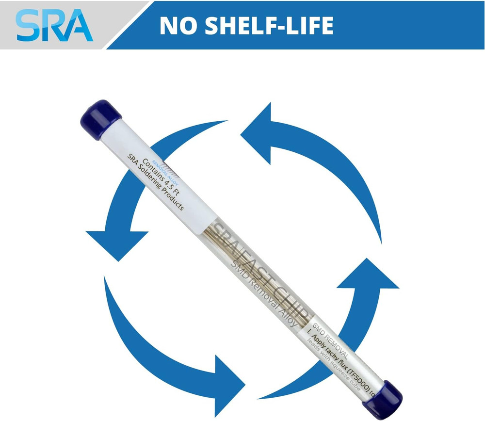 Removal Alloy for SMD Rework - 4.5 Ft.