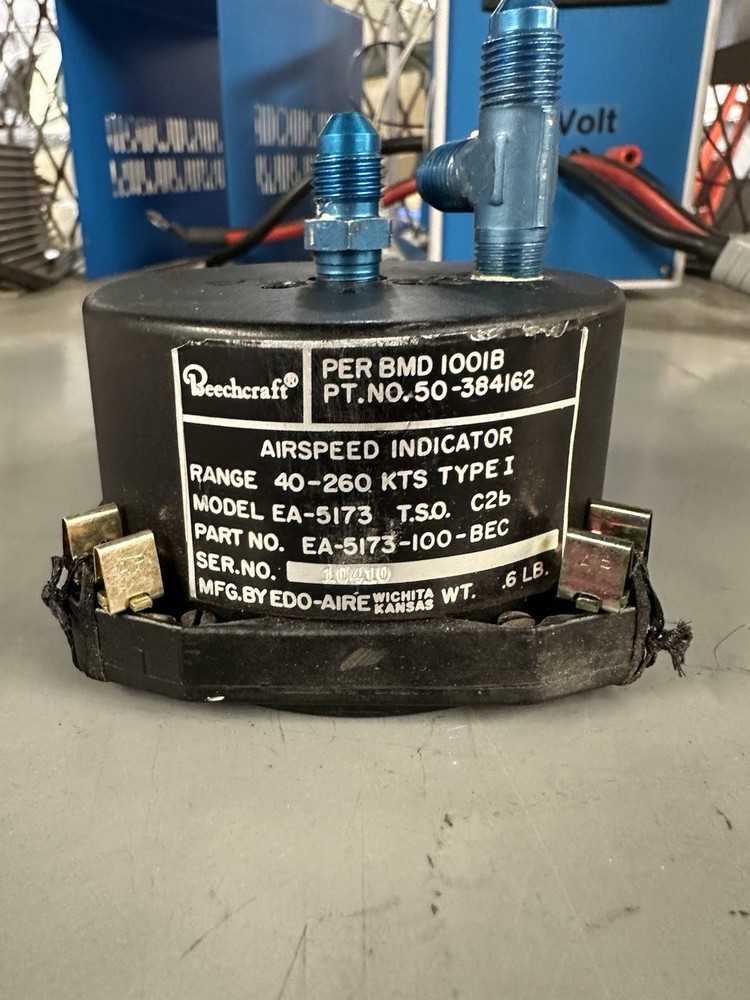 Airspeed Indicator Beechcraft 50-384162 EDO-AIRE EA-5173-100-BEC