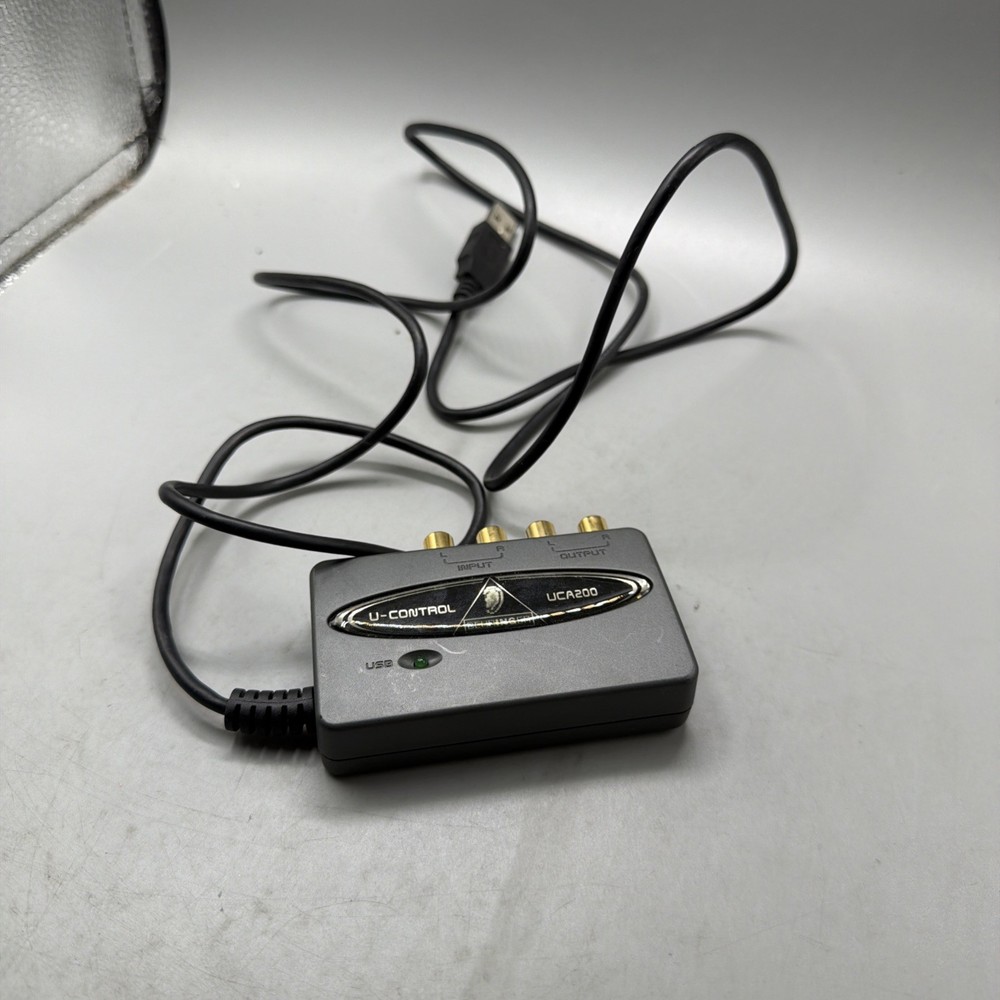 Behringer UCA200 U-Control USB Audio Interface Used Condition See Photos