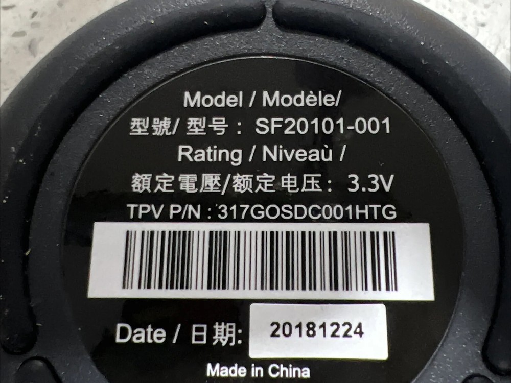 Circular Remote Control for Projector Black (see descript