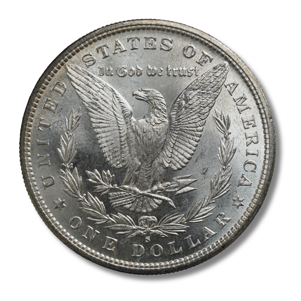 1881 S Morgan Silver Dollar BU MS Toned