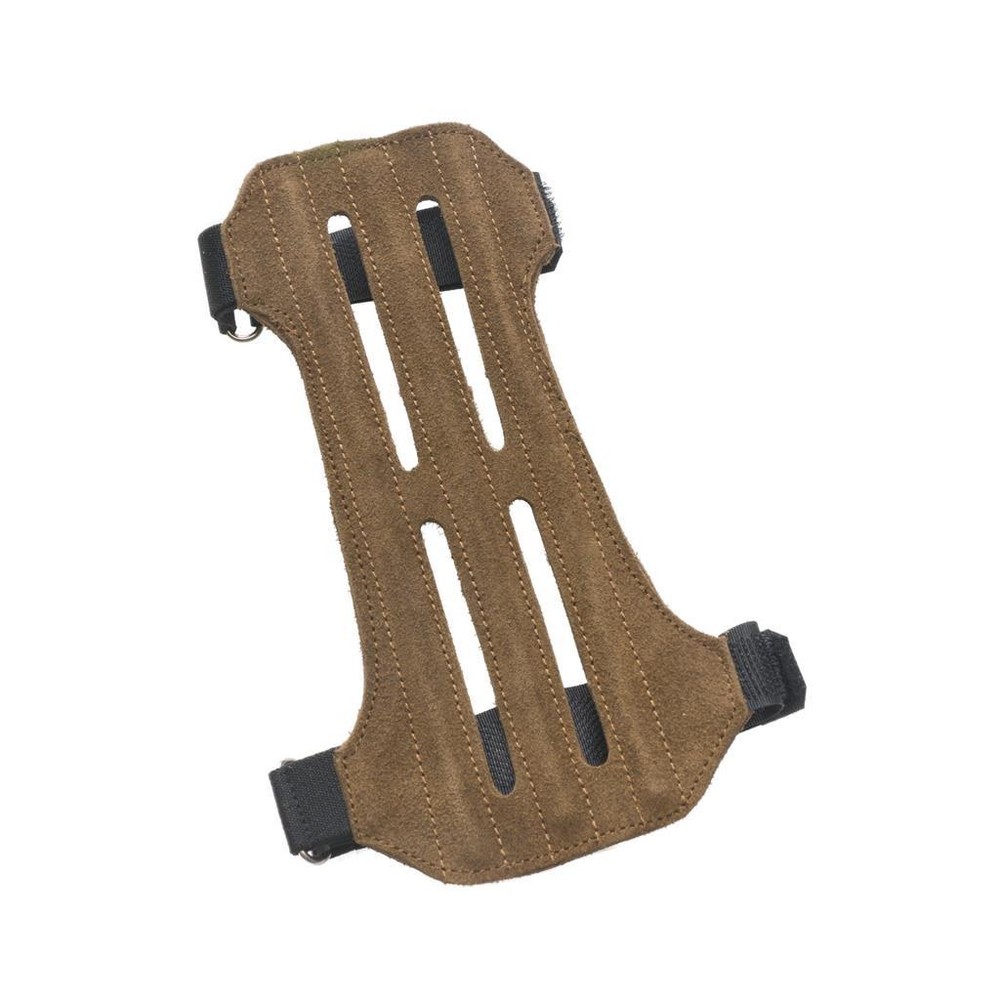 OMP Mountain Man 2 Strap Vented Leather Arm Guard Suede