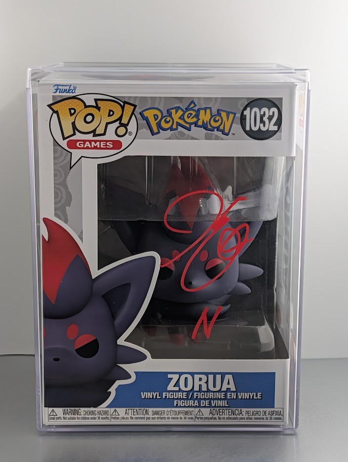 Hikaru Midorikawa JVA Signed Autographed Funko Pop #1032 ZORUA N Pokemon JSA