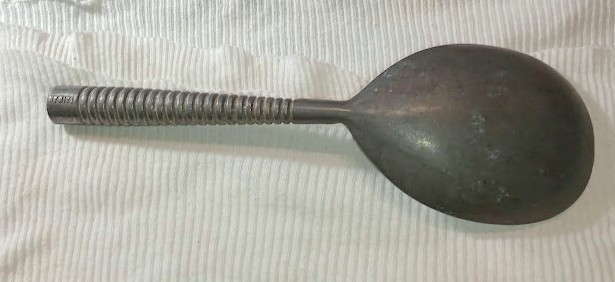 Vintage Solid Pewter Ice Cream Scoop 8+ Inch