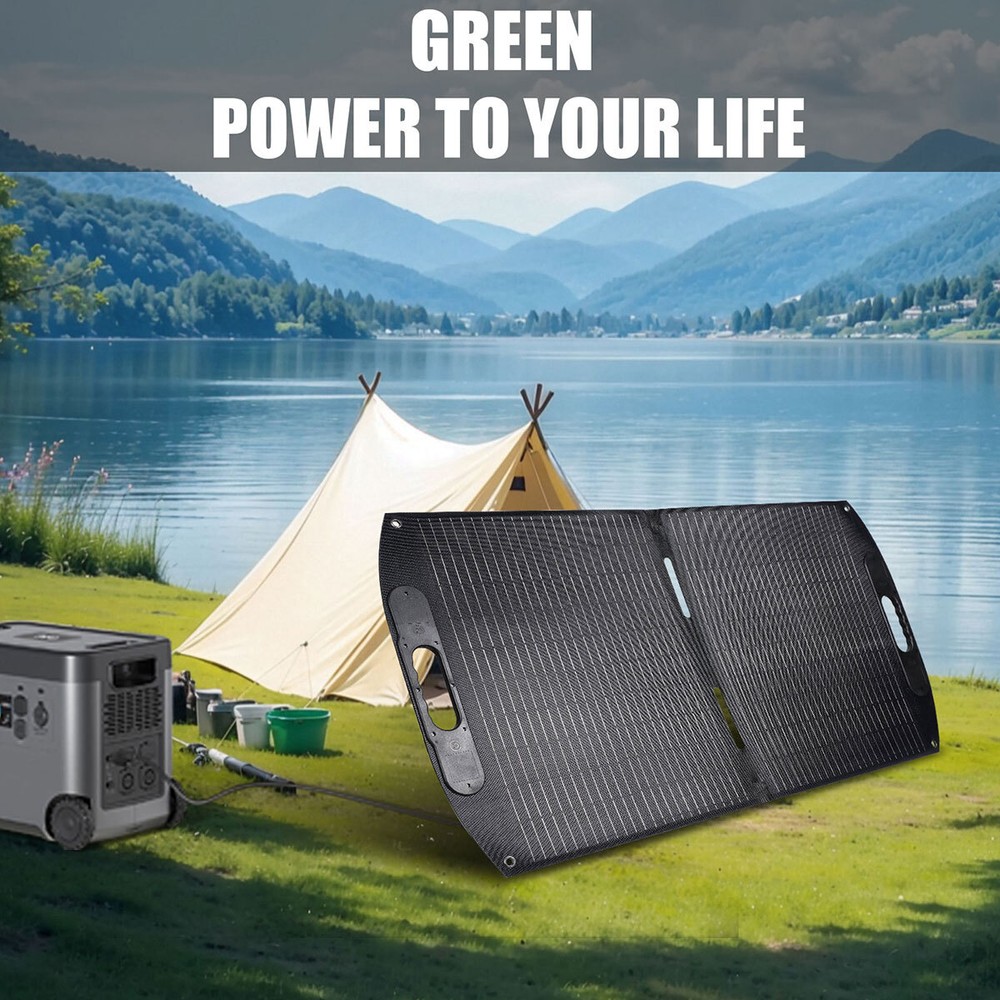 100W 200W Solar Panel Kit Charge Controller Portable Foldable for Power Station