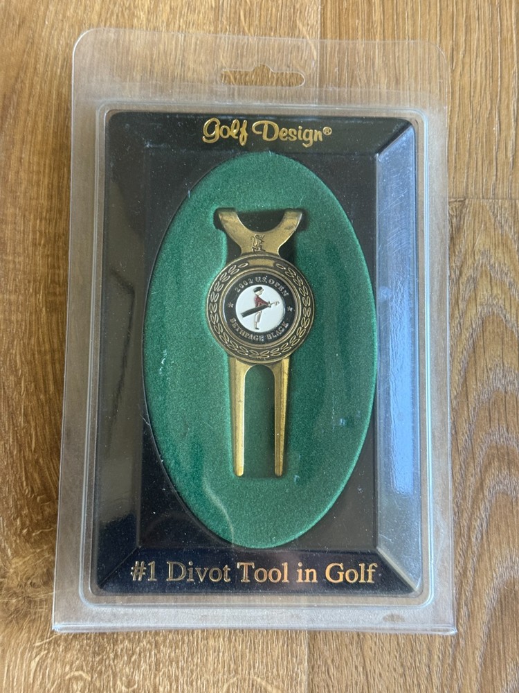 2002 US Open Bethpage Black Divot Tool Very Good Condition
