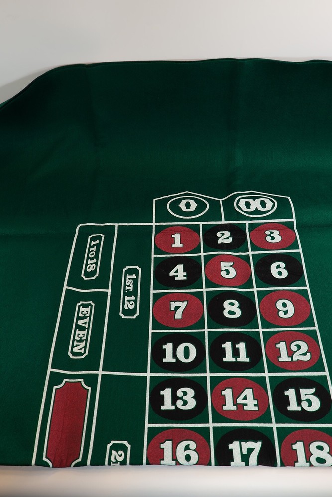 Casino Games Layout Mat with Instructions