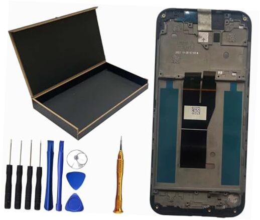 LCD Screen Display Touch Digitizer Assembly Frame Replacement for BLU View 4