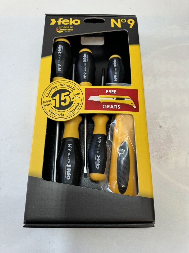 Felo Screw Driver Set #9 Best Quality Screw Driver German Made