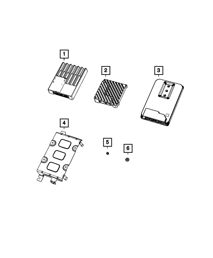 Genuine Mopar Amplifier 68547712AC