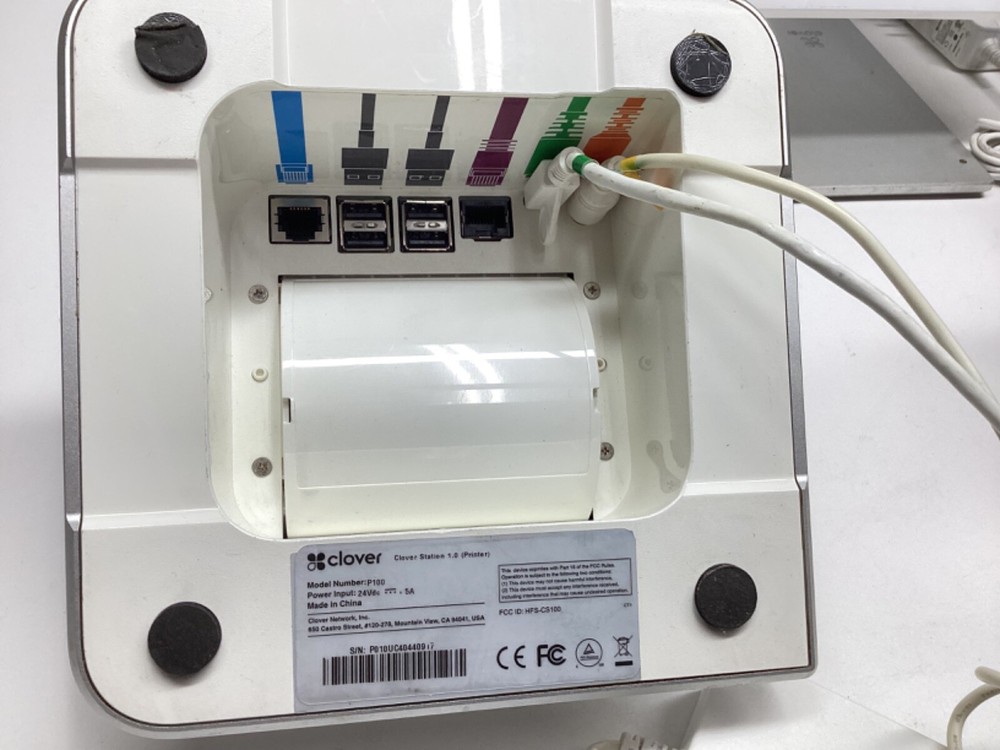 CLOVER STATION 1.0 C101 POS SYSTEM With P100 Printer READ