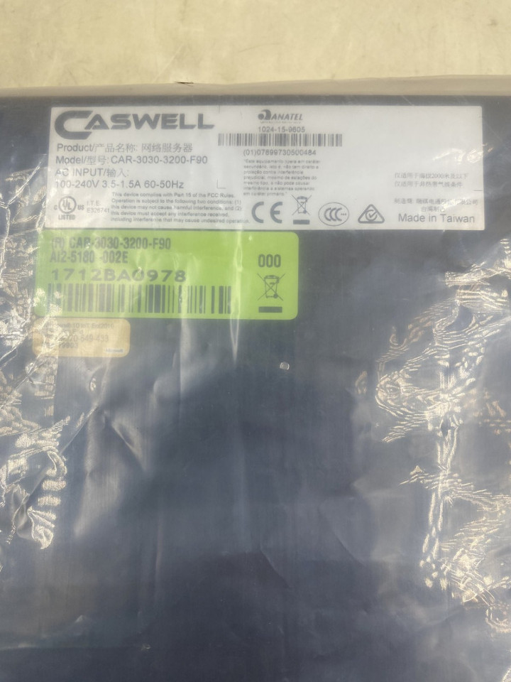 CASWELL INSIGHT INTERFACE MODULE CAR-3030-3200-F90