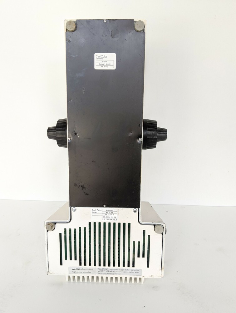 Carl Zeiss Axiovert 100 Inverted Microscope Stand Frame Base + Lamp Power Supply
