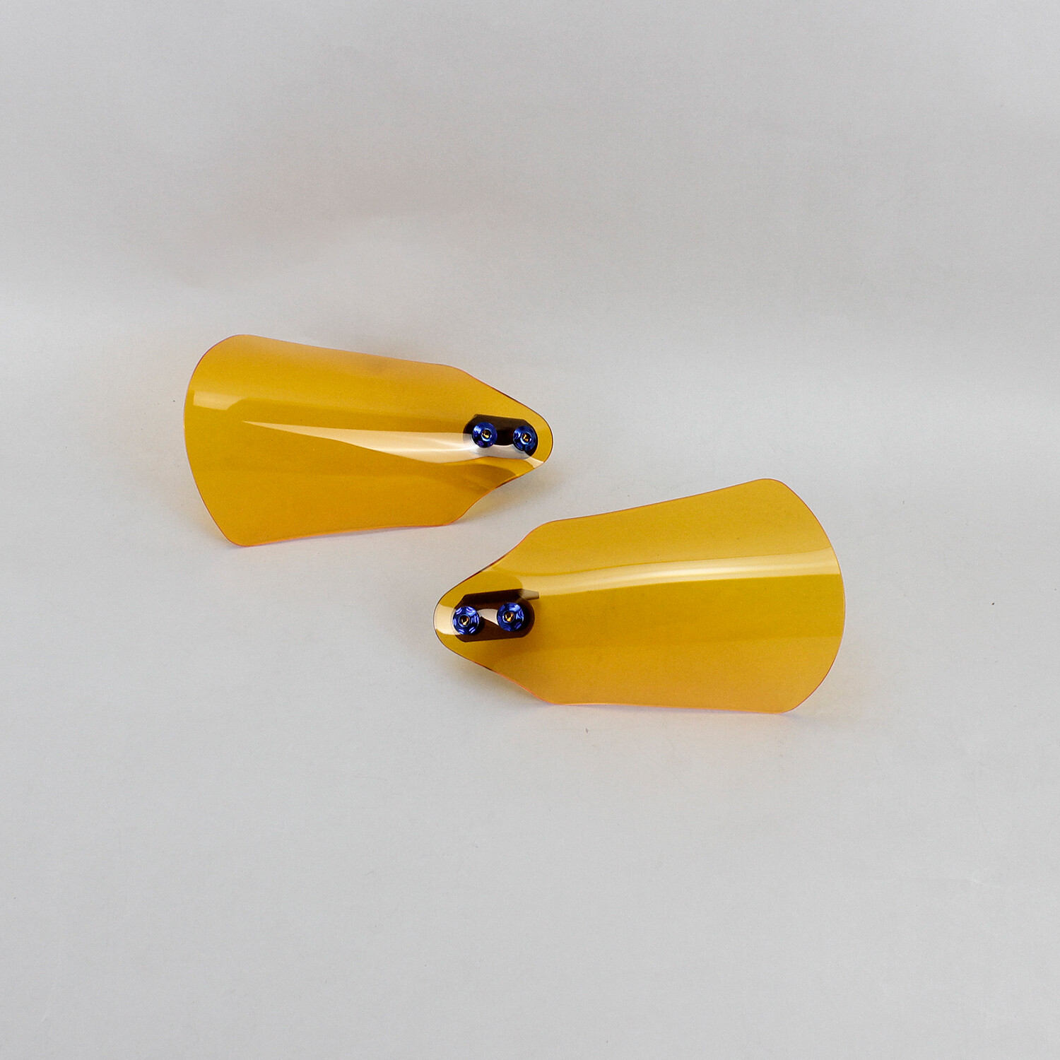 Orange Acrylic Hand Grips Windshield Fits Harley Softail Dyna Street Bob FXLR