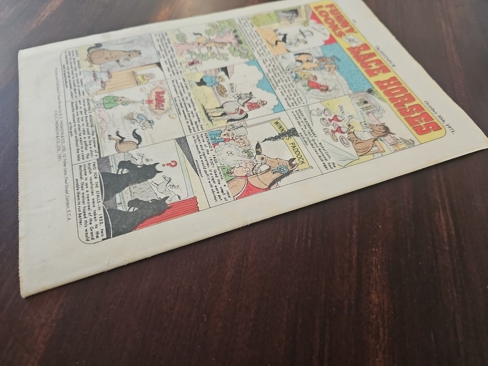 The Hotspur comic October 30th 1971 Issue No. 628