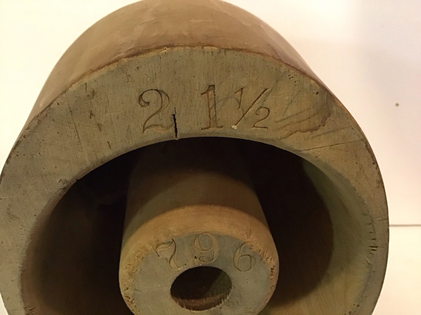 Vintage Millinery Form Solid Wood Hat Block & Display #796 - Size 21 1/2”.