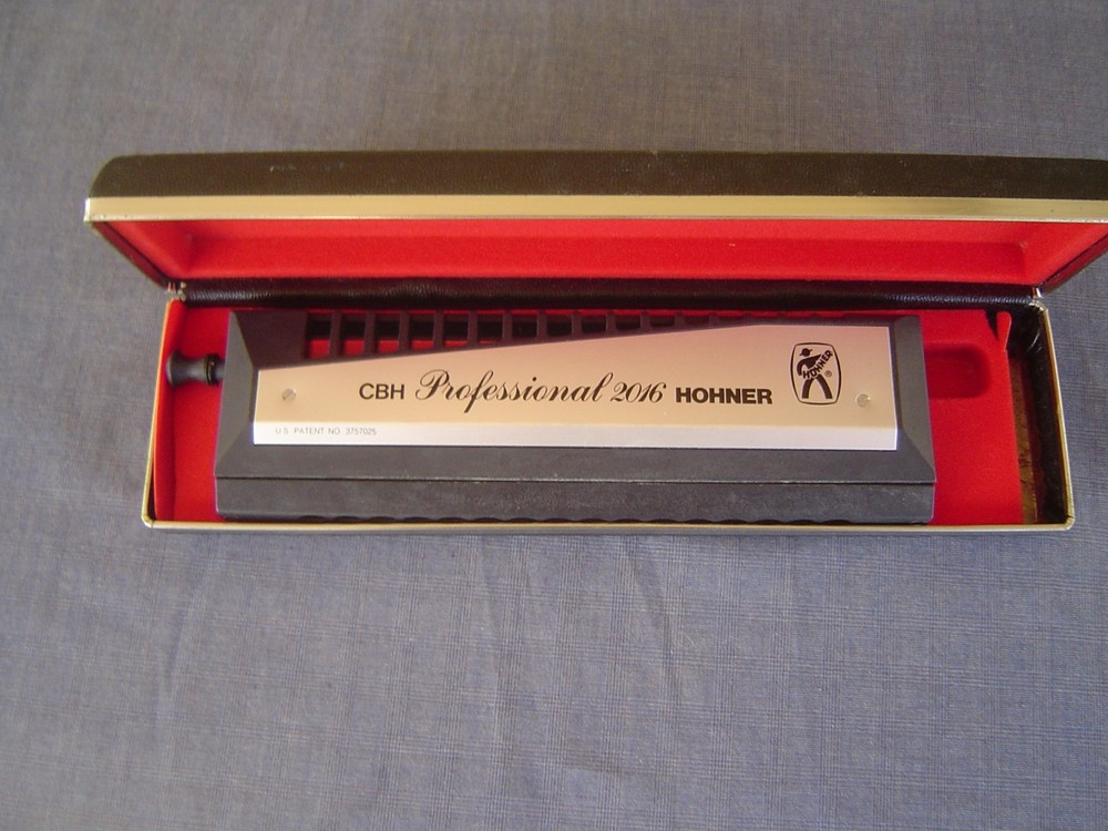 "PROFESSIONAL 2016 CBH" CHROMONICA IN "C" BY M. HOHNER & EXCELLENT CASE