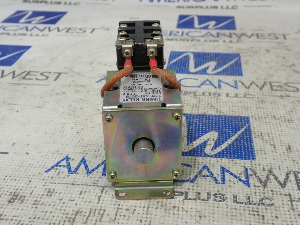 TEC SAT-201B Pneumatic Timing Relay 120V Coil