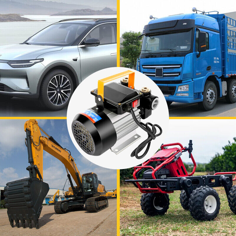 Self Priming Electric Oil Transfer Change Pump Fuel Diesel With Aluminum Casing