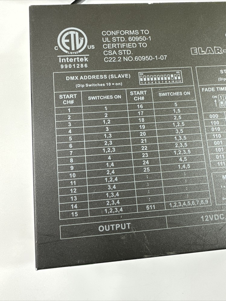 ELATION ELAR-DRIVER-8-12V READ